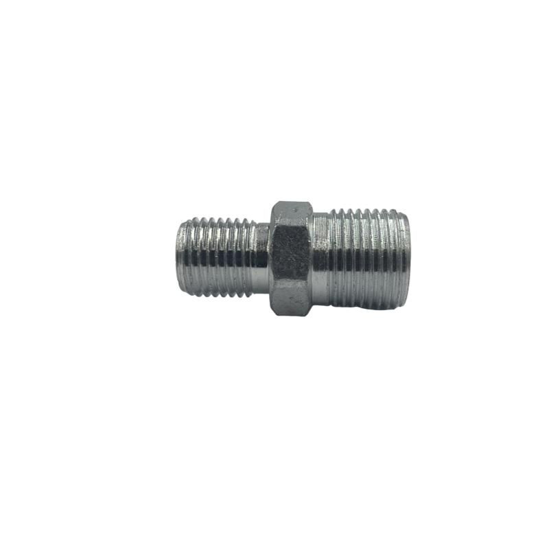 Raccord hydraulique 1/4'' mâle BSP vers 3/8'' mâle BSP
