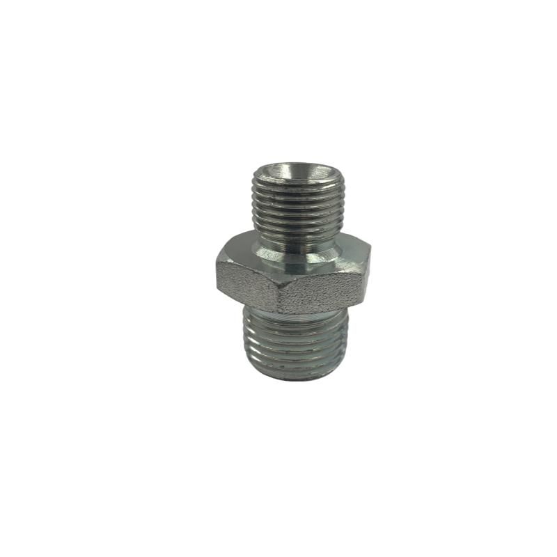 Raccord hydraulique 3/8'' mâle BSP vers 1/2'' mâle BSP