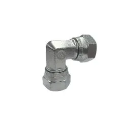 Raccord hydraulique 1/2'' femelle BSP vers 1/2'' femelle BSP coudé