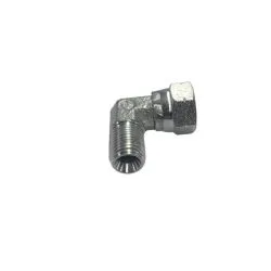 Raccord hydraulique 1/4'' mâle BSP vers 1/4'' femelle BSP coudé