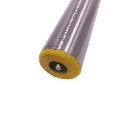 Axe graissé 38mm / 200mm avec trous 11mm