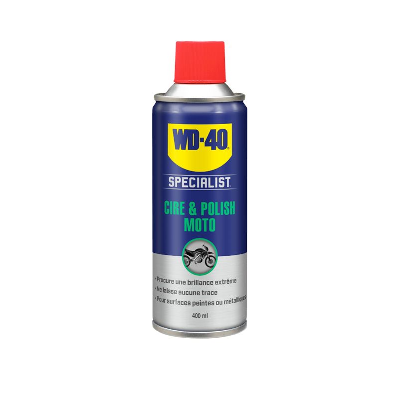 WD-40 Cire et Polish moto 400 ml