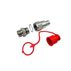 Raccord Push Pull 1'' mâle anti-pollution à clapet plat