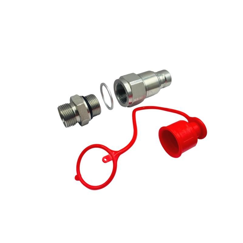 Raccord Push Pull 1'' mâle anti-pollution à clapet plat