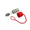 Raccord Push Pull 1/2'' femelle anti-pollution à clapet plat