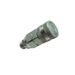 Raccord Push Pull 1/2'' femelle anti-pollution à clapet plat