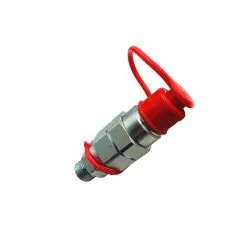 Raccord Push Pull 1/2'' mâle anti-pollution à clapet plat