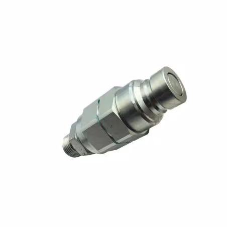 Raccord Push Pull 1/2'' mâle anti-pollution à clapet plat