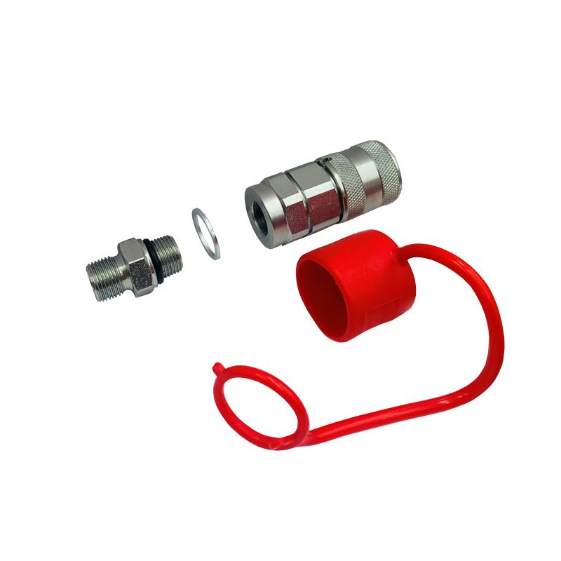 Raccord Push Pull 3/8'' femelle anti-pollution à clapet plat