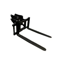 Tablier de fourches à palettes pour mini-pelle de 9 à 12 T