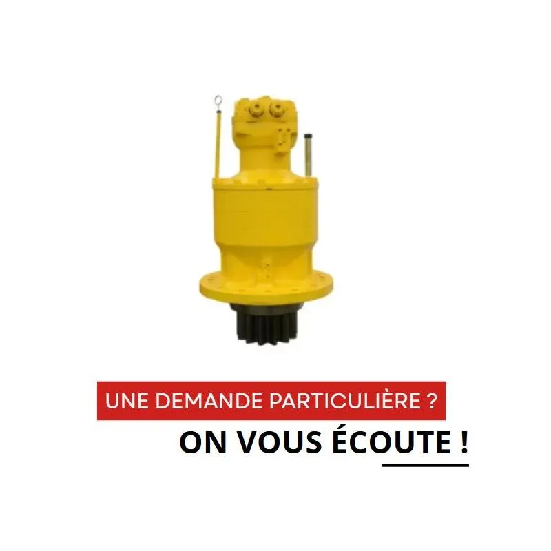 Demande particulière pour un moteur hydraulique de rotation de tourelle