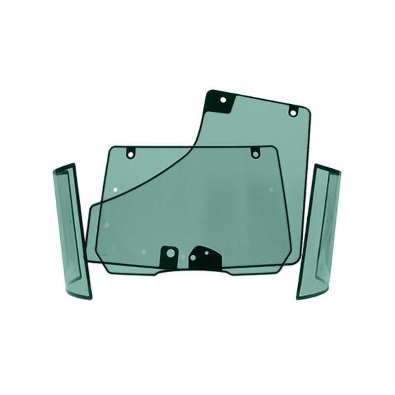 Vitre cabine avant basse pour Kubota U20-3 U25-3