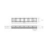 Barre de blindage Chocky Bar 240x25x23mm