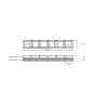 Barre de blindage Chocky Bar 240x130x23mm