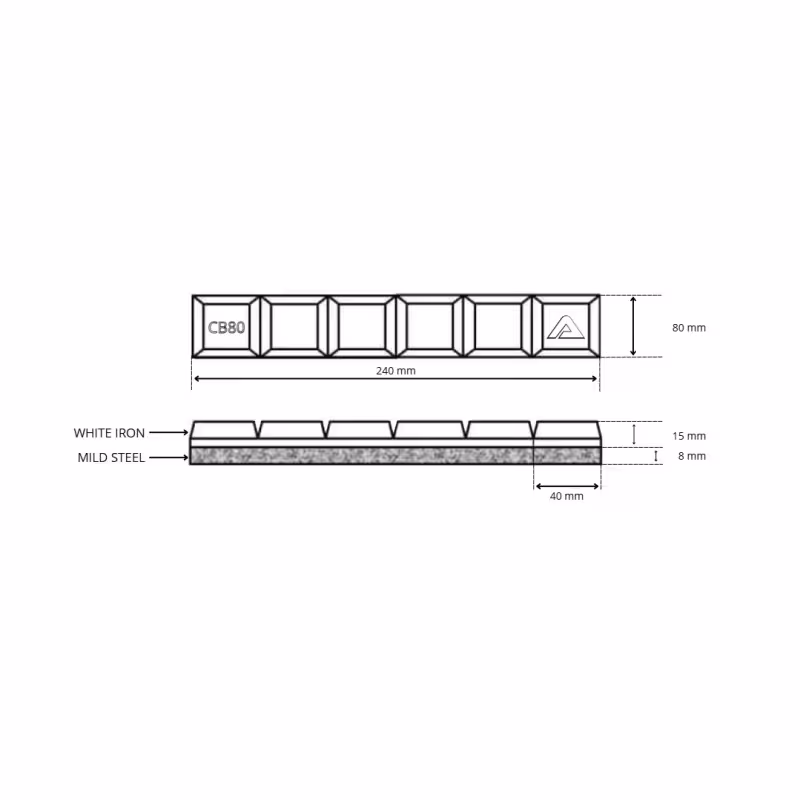 Barre de blindage Chocky Bar 240x80x23mm