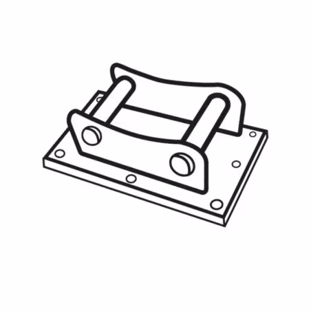 Platine boulonnée type MARTIN pour équipements