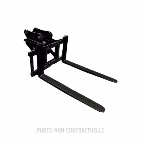 Tablier de fourches à palettes pour mini-pelle de 3 à 5 T