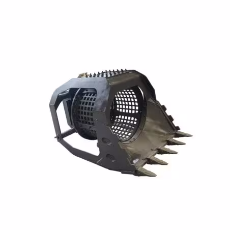 Godet Cribleur Rotatif ACCORT® pour mini-pelle de 3 à 5T