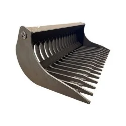 Godet râteau Accort® en 800mm pour mini-pelle de 1 à 2T