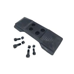 Patin caoutchouc CityPad Accort® Pas 135 x L400 - 94x64x46mm M12