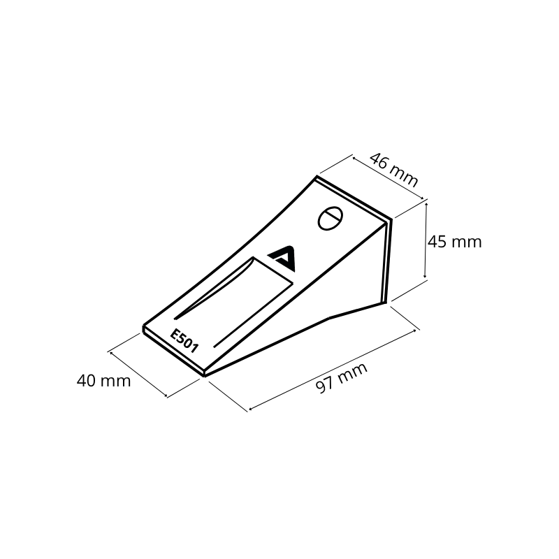 Dent E501 - Dent de godet
