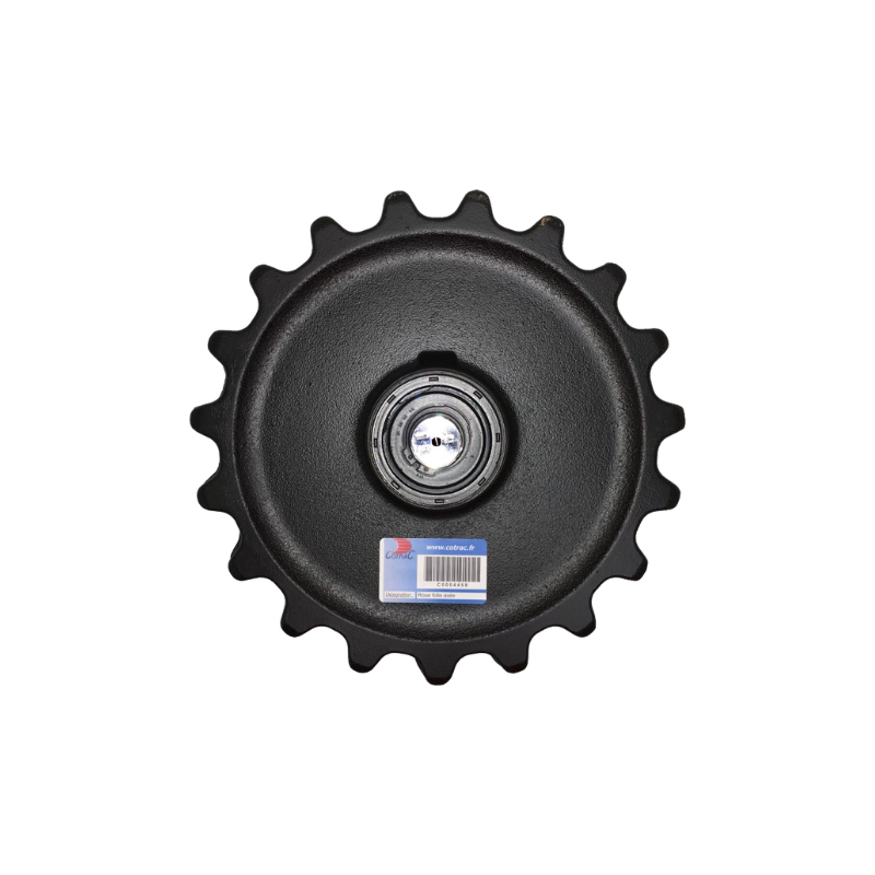 Roue folle mini pelle JCB 801 801.4 801.5 801.6 8014 8015 8016 8017 8018 MICROPLUS