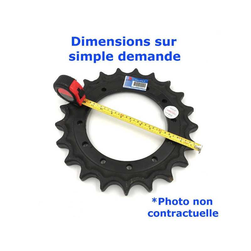 Barbotin de Pousseur KOMATSU D375 A 5 serie 18001-UP