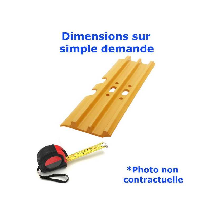 Tuile 3 arrêtes de Mini-pelle NEUSON 8002 STEEL-OEM