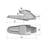 Porte-dent 1MG8UC MTG Kingmet
