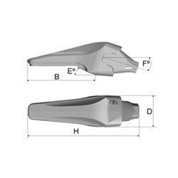 Porte-dent 1MG8FC MTG Kingmet