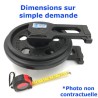 Roue Folle de Pelleteuse KOMATSU PC300 7 serie 40001-UP