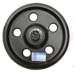 Roue folle axée rénurée