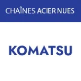 Chaînes acier nues pour KOMATSU