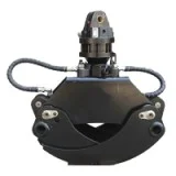Pinces à bois de mini-pelle avec rotation hydraulique 360°