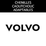 Chenille en caoutchouc pour mini pelle Volvo