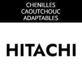 Chenille en caoutchouc pour mini pelle Hitachi