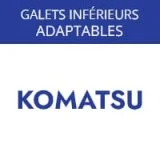 Galets inférieurs Komatsu