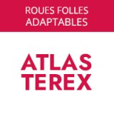 Roue folle Atlas-Terex mini pelle, pelleteuse, bulldozer