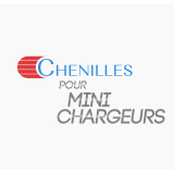 Chenille mini chargeur / mini chargeuse caoutchouc