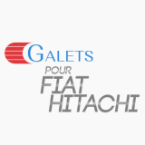 Galet Fiat-Hitachi mini pelle, chargeur...